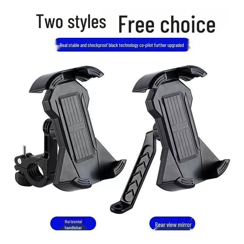 Cycling Phone Holder: 360° Rotating, Shockproof Mount for Scooter, Motorcycle, and Bicycle Navigation.