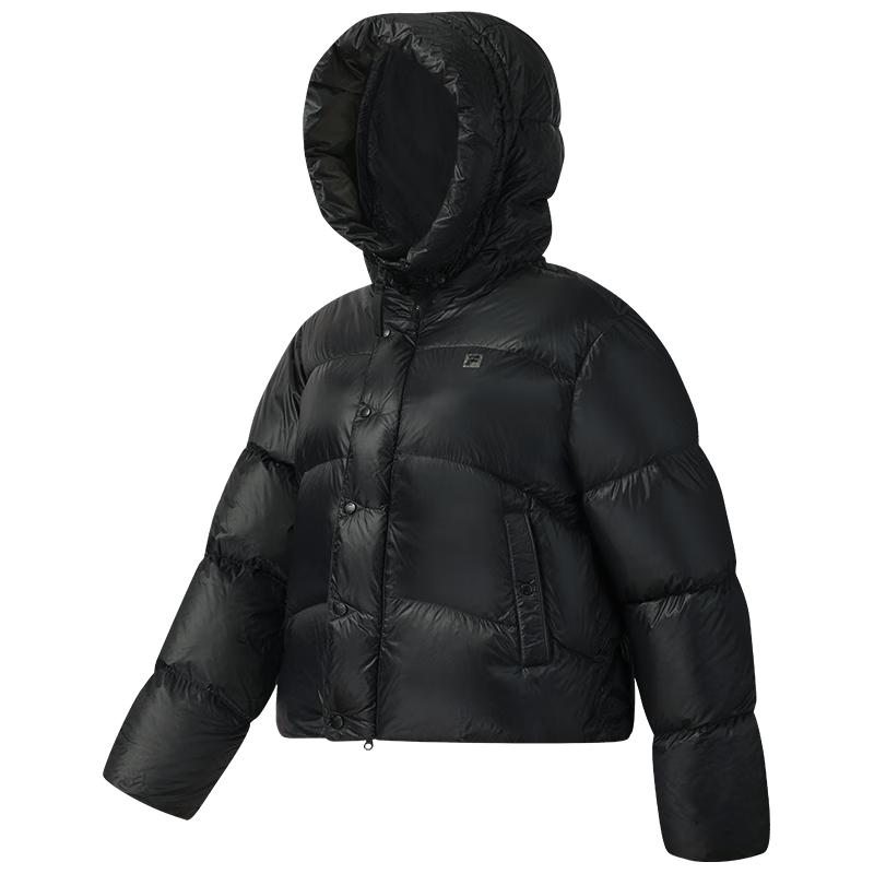 FILA Women's RGB Hooded Loose Fit Down Jacket