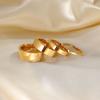 Basic 2/4/6 MM Wide Wedding Couple Ring for Women Men, PVD Gold Color Geometric Engagement Rings Finger Bands Jewelry