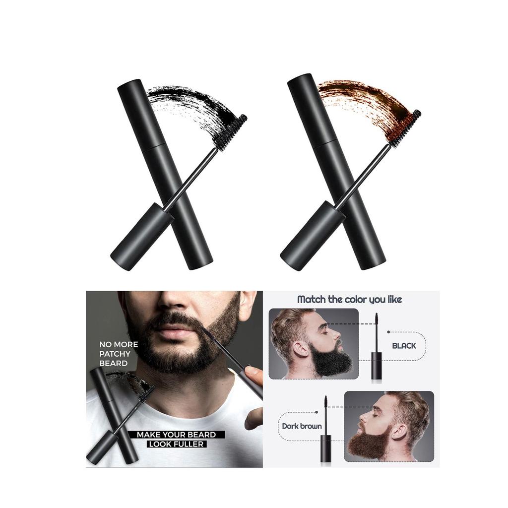 Beard Filler Brush 10ml Hair Makeup Cover up for Moustache