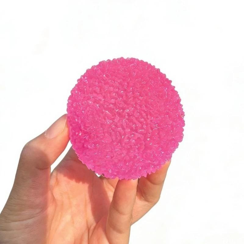 Squishy Multicolor Texture Ice Ball Fidget Squishes Maltose Soft Pinch Pop Fidget Toys Christmas Gifts For Adults Hand Exercise