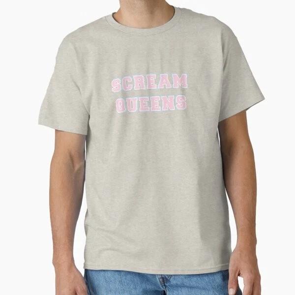 Scream Queens Classic Tshirt Made In Usaaus Tshirt S2xl S