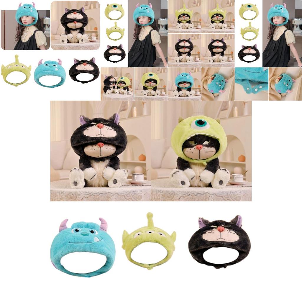 Cute Cartoon Three-eyed Plush Hat For Girls, Winter Warmth And Photo Prop