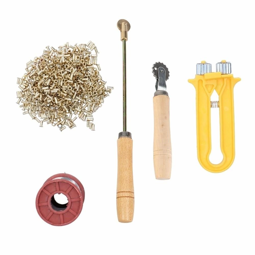 5pack Copper Eyelets Beekeeping Starter Tools Kit Beehive Wire Embedder Kit Hobby Beekeepers