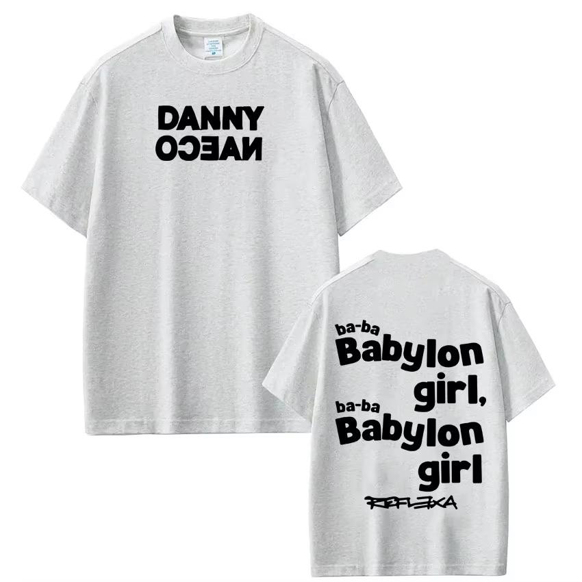Rapper Danny Ocean Tour 2026 Graphic T Shirt Mens Hip Hop Fashion Tshirt pure Cotton Short Sleeve Casual Comfort Streetwear