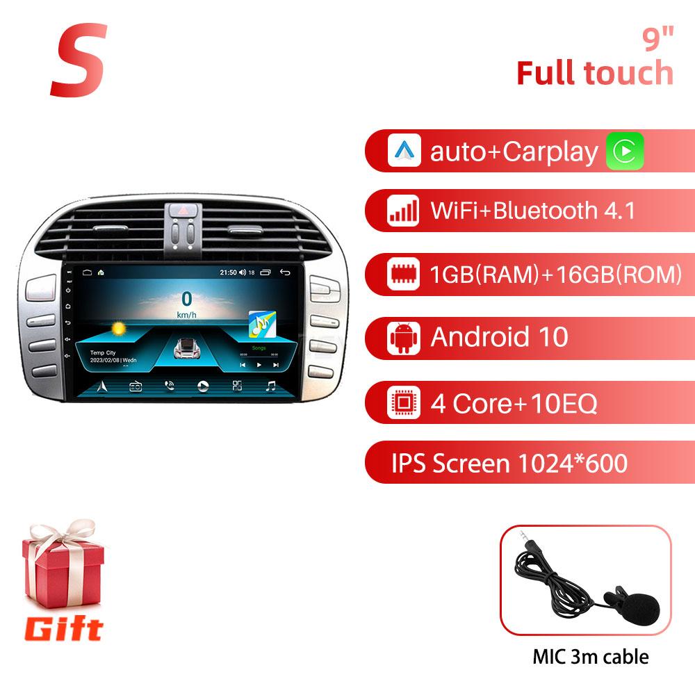 2 Din Carplay Car Multimedia For Fiat Bravo 2007-2012 Android Car Radio Stereo GPS Navigation Head Unit Autoradio Audio 4GLTE