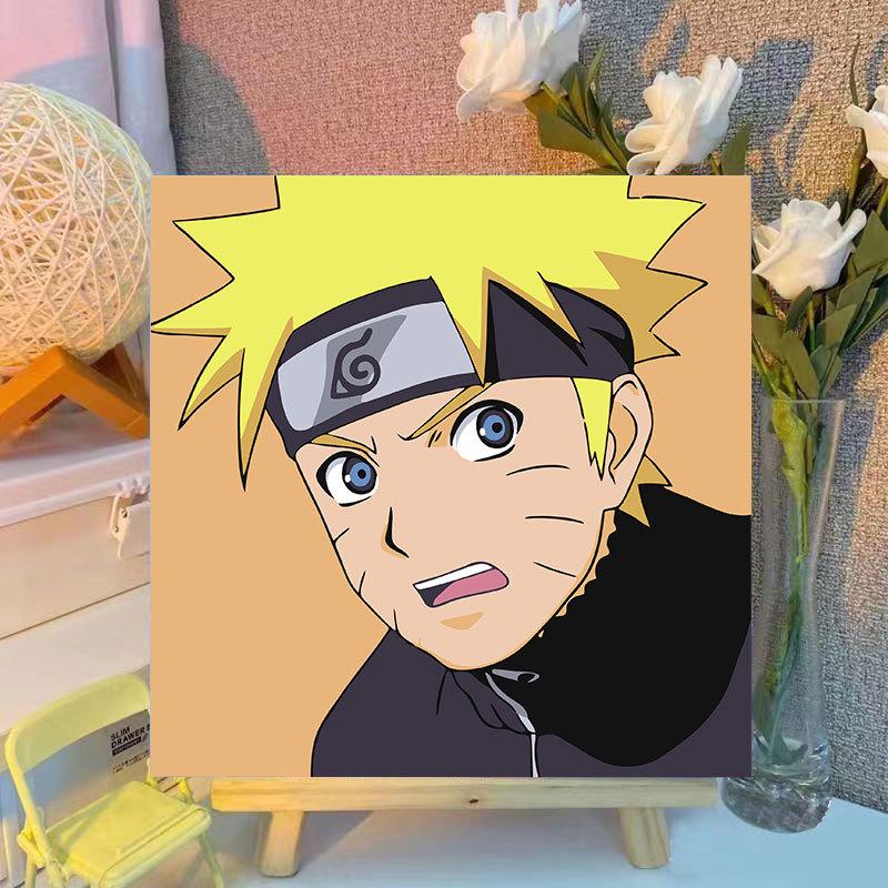 Kit Pittura ad Olio Digitale Anime Demon Slayer Fai da Te per Bambini