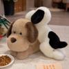 Cartoon Gentle Dog Stuffed Animal Pillow Adorable Yellow Puppy Black Golden Stuffed Animal Home Decor Present great for daily use