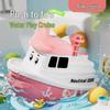 Cartoon Ship & Airplane Water Spray Toy for Kids: Perfect for Beach, Pool, Bath, and Baby Play.