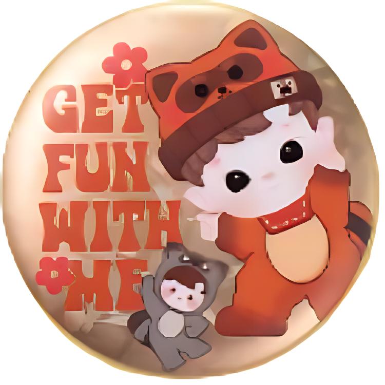 New POP MART Forest Adventure Collection Tinplate Badge Blind Box Products Single Mystery Box/Full Box 12 Pcs PPMT-2405-3000