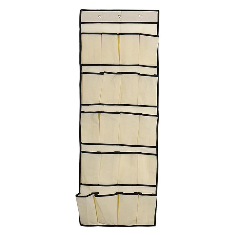 

Домашняя повседневная обувь, сумка для хранения за дверью, настенная подвесная сумка для вещей, тканевая многослойная подвесная сумка для хранения бежевый