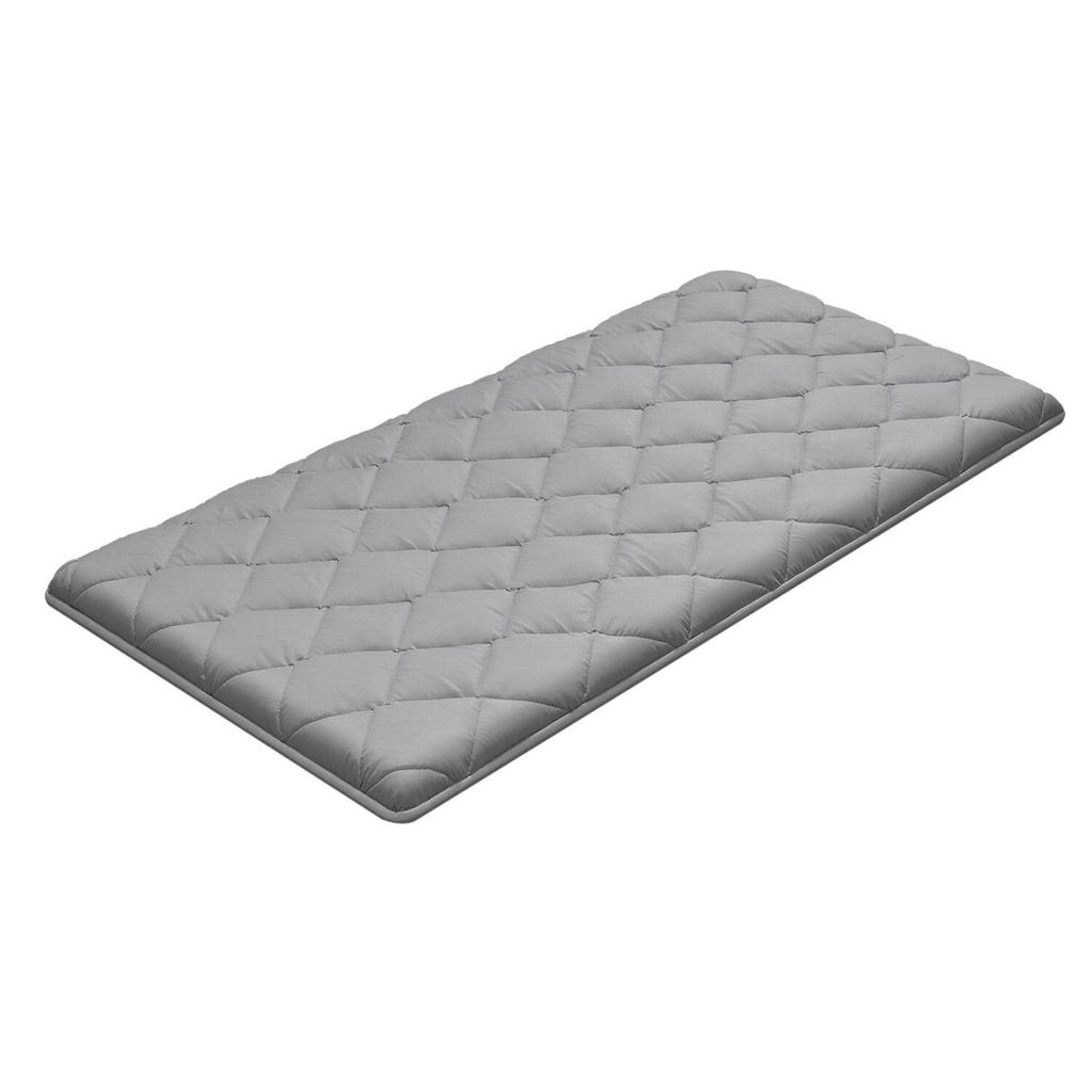 Japanese Tatami Mat, Twin Size Foldable Japanese Tatami Mattress, Futon Mattress with Storage Bag & Fastener, 9-Layer Floor Mat for Sleeping, Dorm,