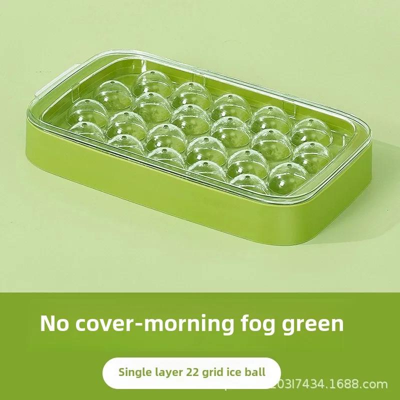 

Silicone Ice Cube Tray with Lid and Ice Tray, 22 Ice Ball Mini Round Ice Cube Tray Ice Maker for Whiskey, Cocktails and Homemade