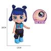 Neue 10-Zoll 5-Gelenk 5D-Augen Fetter Körper KPOP Hexe Gruppe Mädchenpuppe mit Musikgeräusch Vinylspielzeug Blaue Tigerfigur Geschenk Sammlerstück