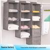 Multifunctional Hanging Wardrobe Organizer: Washable Cotton Linen & Non-Woven Fabric Drawer for Clothes Storage