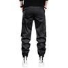 Black Overalls Men's Spring and Autumn Loose Tied Harlan Pants New Fashion Drawstring French Casual Pants Tide