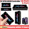 SignalRGB OpenRGB Universal 5V 3PIN ARGB Controller 8 Way Addressable ARGB Splitter HUB For Computer Case Fan Light Strip