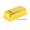 Gold Bullion Bar Bullion Prop Simulation Gold Brick Coin Case Saving Money Box Coin Bank Piggy Bank