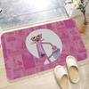 Personaggio Animato P-Pink P-Panther Tappetino da Bagno Stanza dei Bambini Decorazione Camera da Letto Balcone Tappetino Antiscivolo Soggiorno Tappeto di Benvenuto