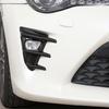 Für Toyota 86 GT86 2016-2020 Autoaufkleber Frontstoßstange Seitenbelüftung Spoiler Canard Abdeckungen Karbonfaser-Look Glänzendes Schwarz Zubehör