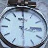 Used SEIKO QZ Satin Dial Day Date 1975