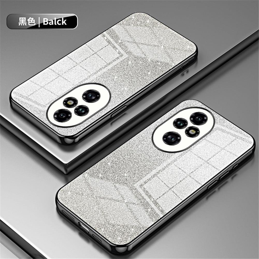 Für Honor 200 Pro Farbverlauf Glitzer Beschichtung Transparente Handyhülle Für Huawei Honor 200 Lite 100 90 80 70 60 50 30 20 Pro Bumper Hülle