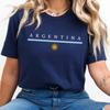 Argentina T-shirt, Argentinian Flag Sun Shirt, Unisex Tee