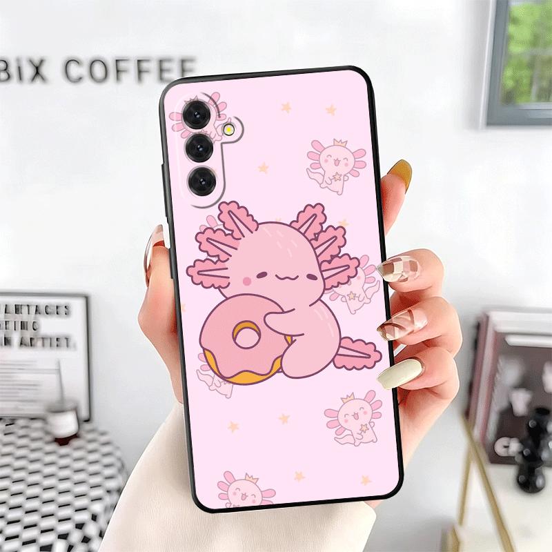 Axolotl Cartoon Cute Soft Phone Case for Samsung A17 A37 A57 A16 A26 A36 A56 A15 A25 A35 A55 A14 A24 A34 A54 A13 A23 A33 A53 A52