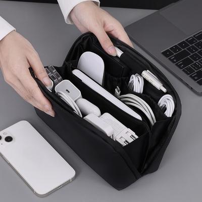 Портативная сумка для хранения кабелей данных, мышь, наушники, внешний аккумулятор, сумка-органайзер для цифровых аксессуаров, дорожная сумка для бизнеса, косметички
