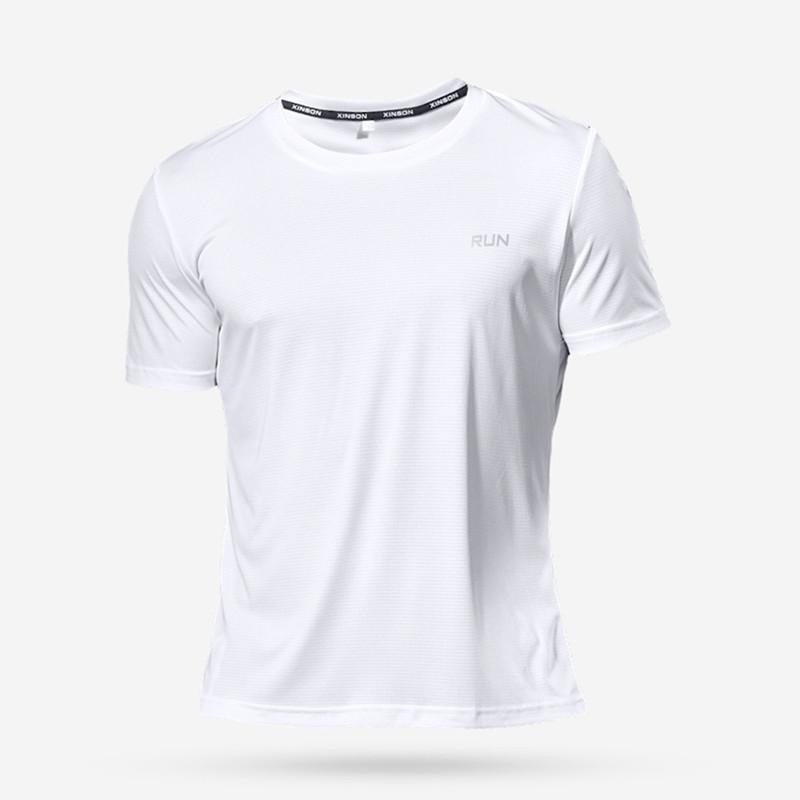Camiseta Deportiva Multicolor de Manga Corta de Secado Rápido Jerseys de Gimnasio Camiseta de Fitness Entrenador Camiseta de Running Ropa Deportiva Transpirable para Hombre