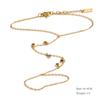 Yhpup Trendy Stainless Steel Zircon Beads Back of Hand Chain Finger Bracelet Fashion Chic Sexy Jewelry Waterproof Wholesale Gift