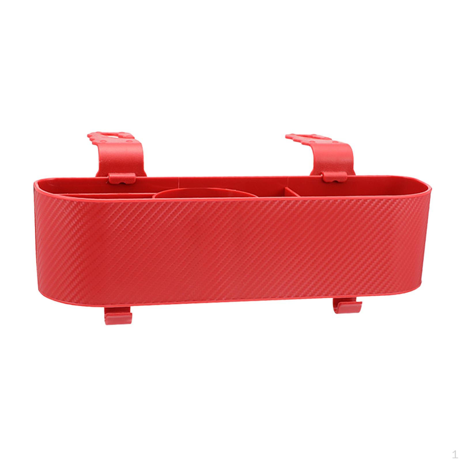 Car Back Seat Organiser with Headrest Hooks Universal Hanging Large Capacity Portable Tissue Holder Style A