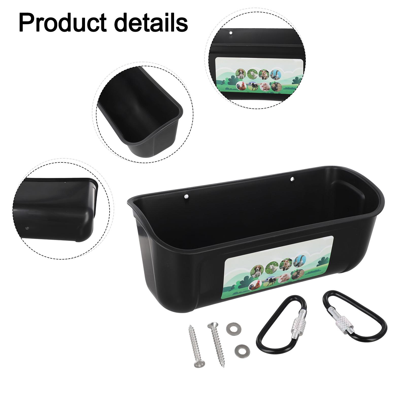 

Chicken Feed Basin Hanging Feed Trough Convenient Hanging Design Easy To Clean Material Hygienic Feeding Space For Poultry Fence