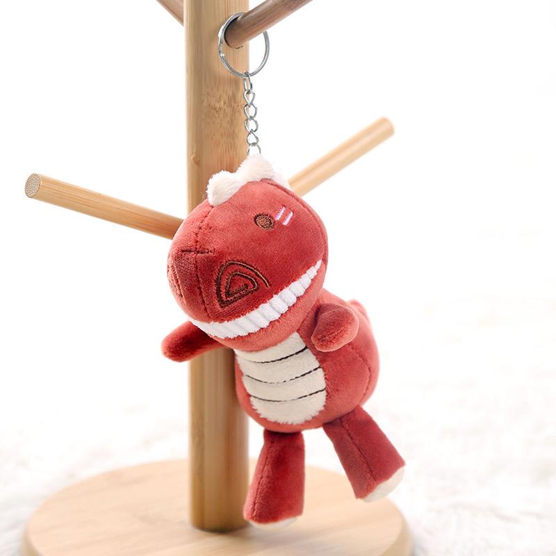 1Pcs Cute Plush Dinosaur Doll Toy Pendant Cute Plush Keychain Bag Pendant Christmas Gift