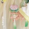 Original Handmade Material Package Mid-Autumn Festival National Day Sachet Embroidery Pendant Hanging Neck Sachet Hanfu Lotus Bag Accessories Gift