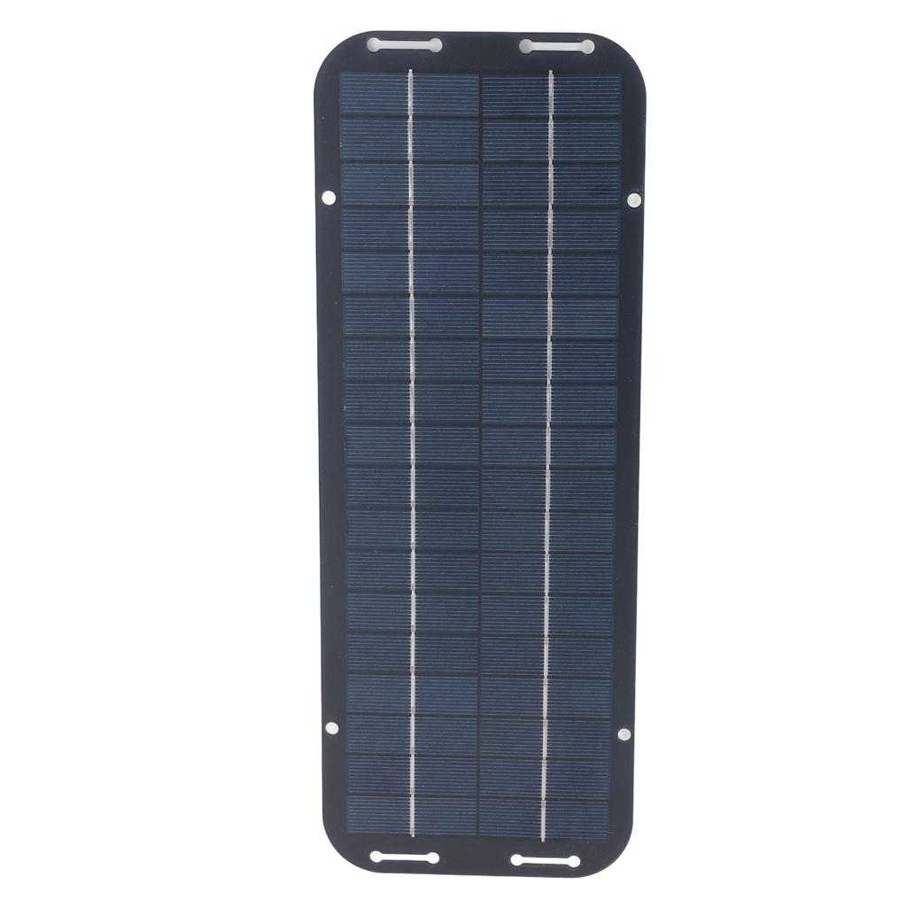 12V 5W Portable Solar Panel High Efficiency Conversion Eco Friendly Compact Solar Panel Outdoor Charger for RV