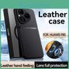Luxury Car Grade High Magnetic Holder Leather Case For Huawei Pura80 Pro Silicone Protective For Pura80 Ultra Back Cover