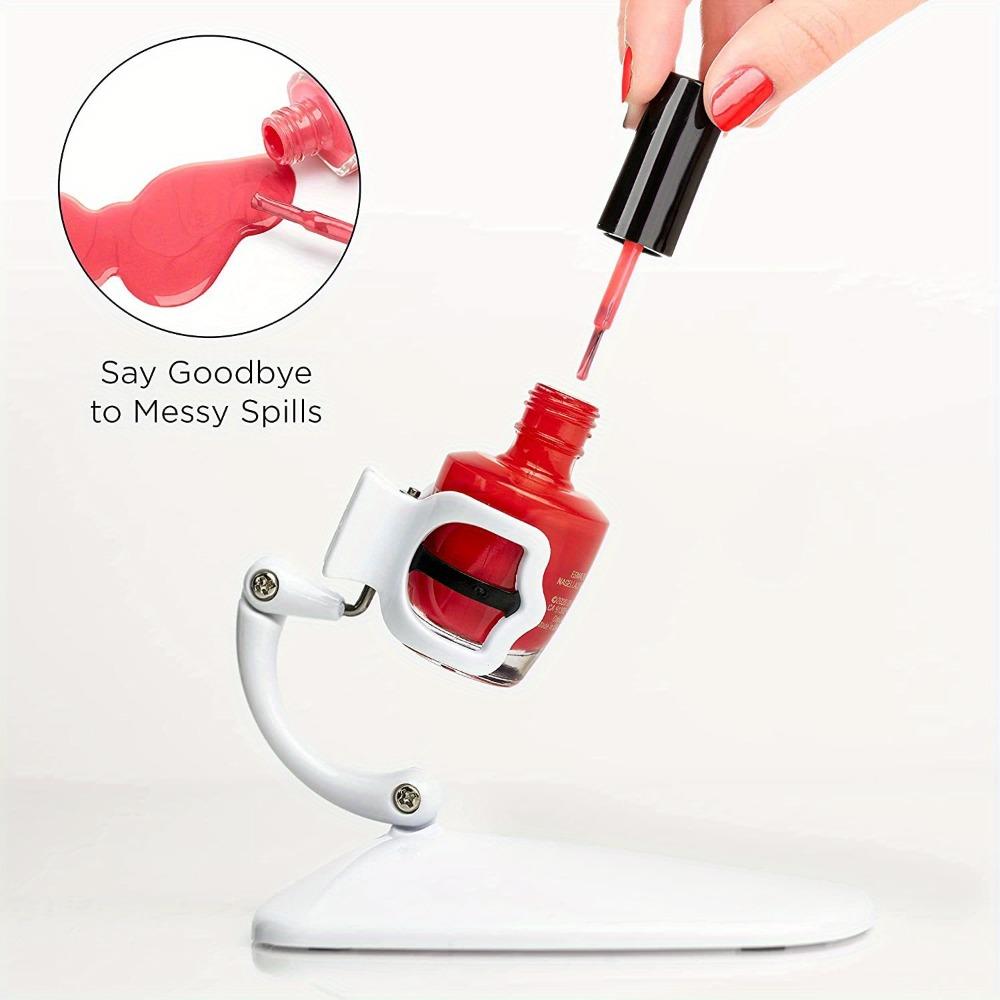 Anti-Spill Nail Polish Holder Adjustable Hands-Free Manicure Stand  Home
