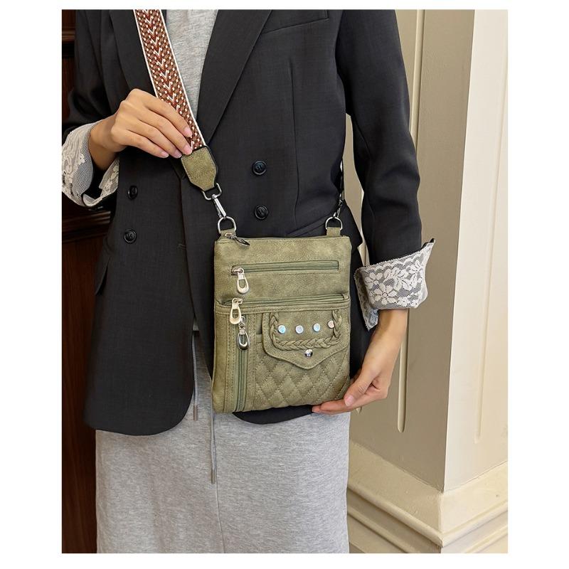 Fashionable Women's Shoulder Bag, PU Leather Phone Bag, Retro Crossbody Bag Suitable for Daily Use, Shopping, Commuting