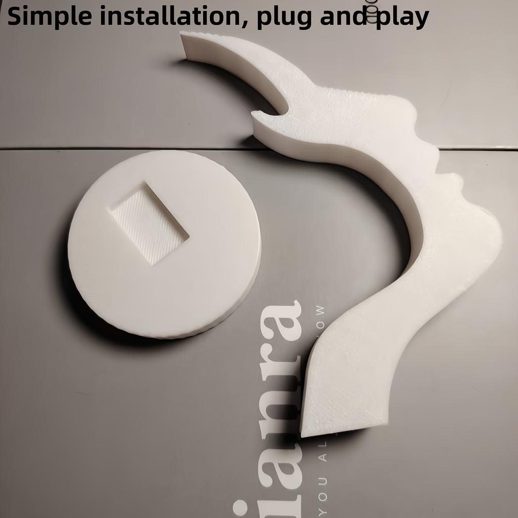 1PC  Modern Minimalist Side-mounted Eyeglasses Frame, Unique Curved Design, Stylish Eyeglasses Storage Rack, Desktop Ornament.