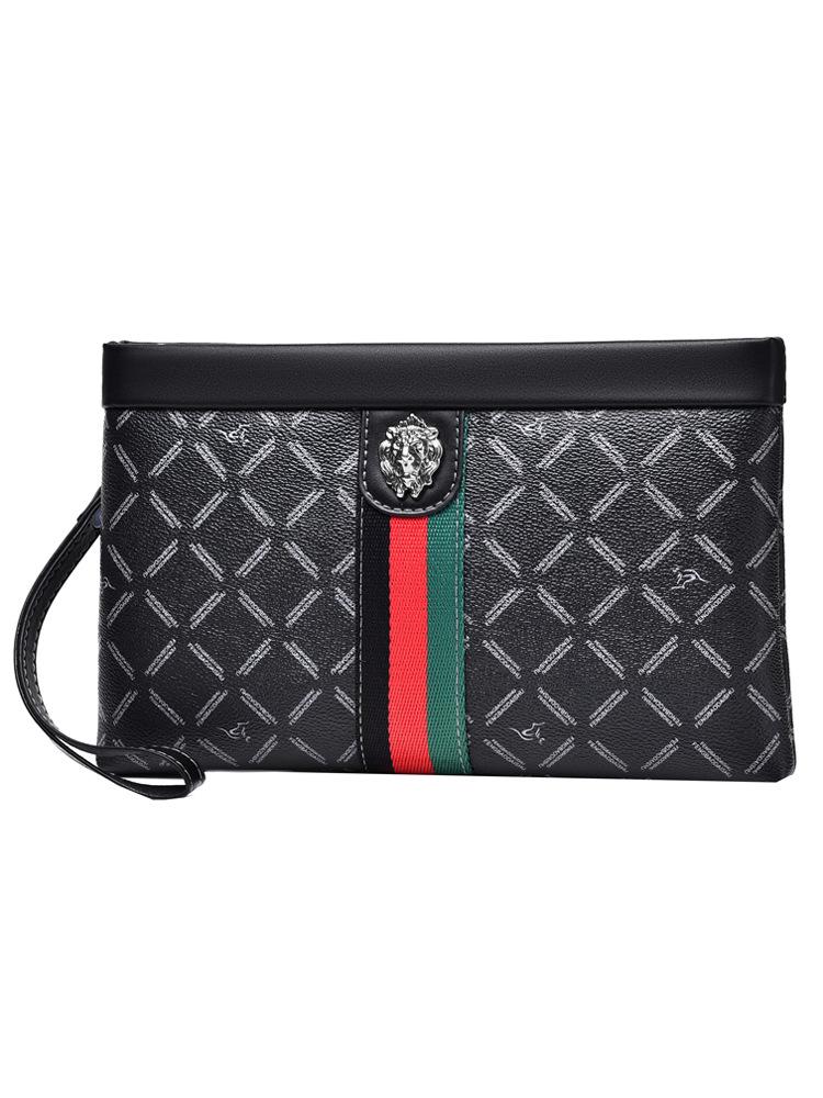 Luxury Men's Business Casual Clutch Bag - Stylish Large-Capacity Envelope Handbag