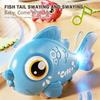 with Sound and Light Electric Fish Toy Cartoon Design Electric Swinging Fish  Kids Birthday