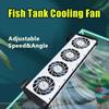 Hangable Fish Tank Cooling Fan 1/2/3/4/5Heads Aquarium Air Cooling Device  Reduce Water Temperature