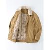 Lamb Wool Lapel down Jacket Men Short Winter Jacket Lightweight Cotton Jacket Export Cattle Goods Parka Cotton Coat Jacket