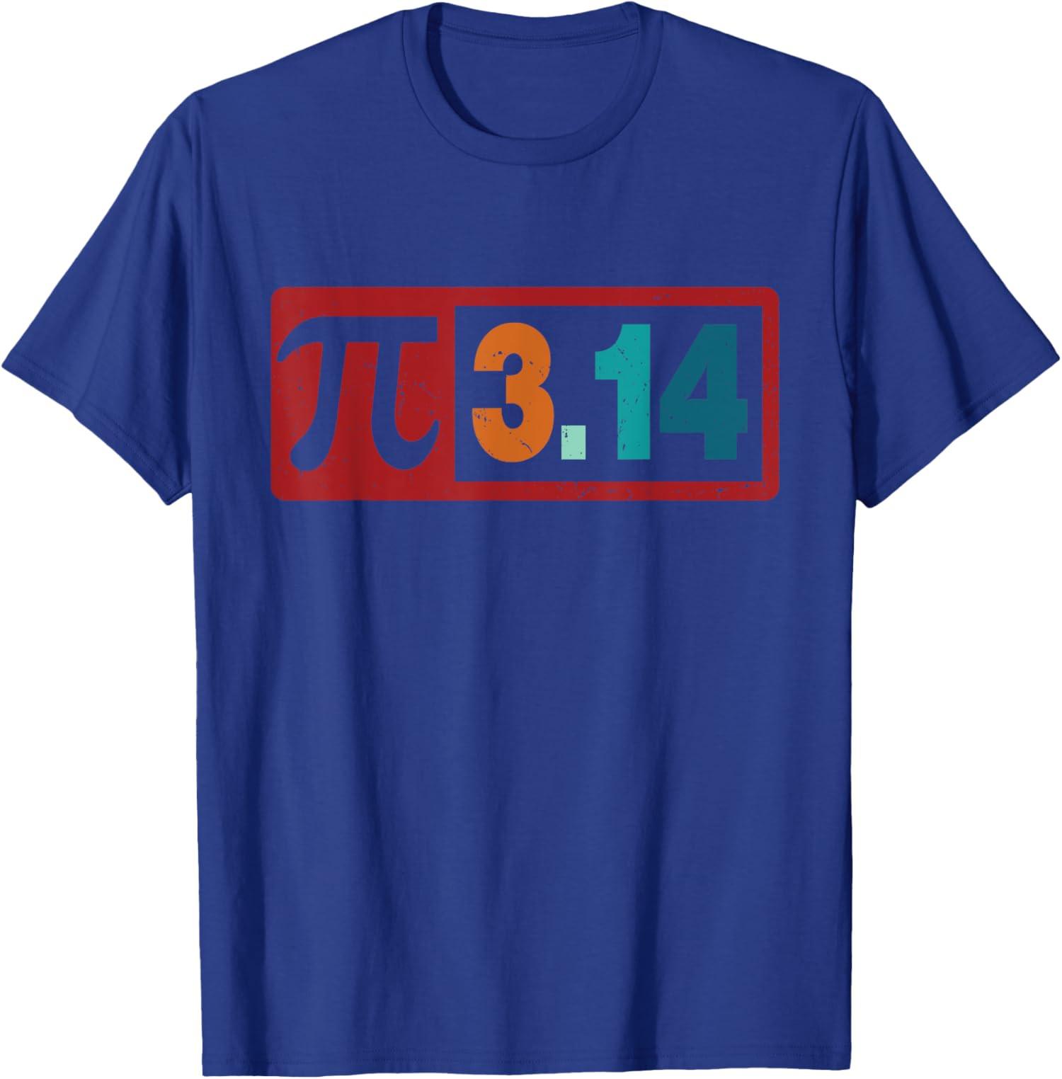 Pi Day For Teacher Student 3.14 Pi Digits Pi Day Unisex T-Shirt S разноцветный