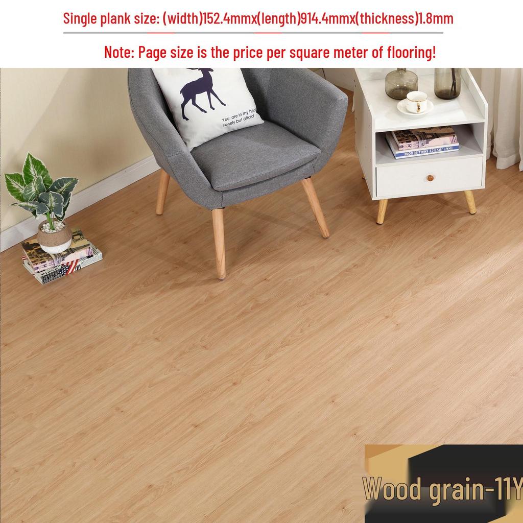 מדבקת רצפת אבן ויניל עמידה למים עם הדבקה עצמית: כיסוי PVC עבה ועמיד בפני שחיקה לחדרי שינה