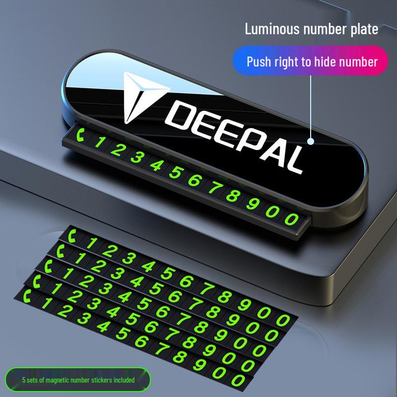 Laser Concealed Temporary Parking Number Plate for Shenlan Models s05/s07/l07/sl03/s09/g318/s7