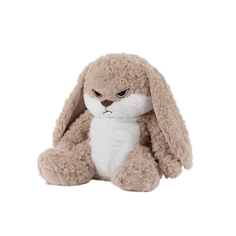 

35Cm Angry Rabbit Plush Toy Cute Animal Plushie Doll Kawaii Stuffed Soft Toys Model Give Children Birthday Gifts Cute Ornament about 35cm