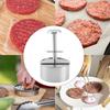Burger Press Stainless Steel Round Hamburger for Grill Cooking Outer Dia 8cm