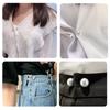 Brooch Anti-glare Buckle Pearl Buckle Pin Waist Artifact Safety Pin Fixed Clothes Decoration Waist Buckle
